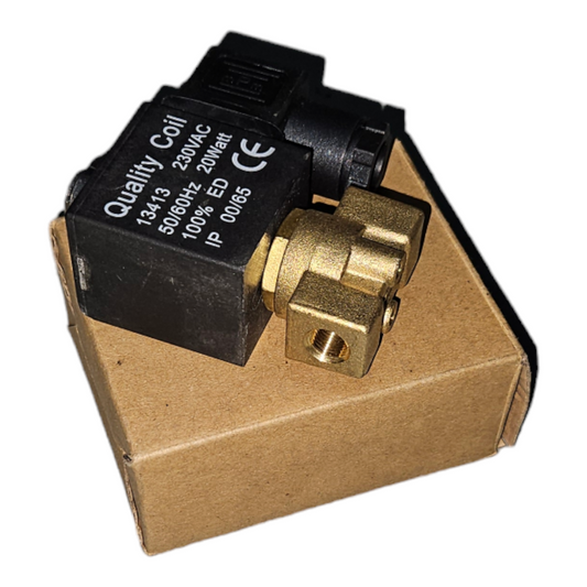 1/8" Solenoid 230-Vac 2/2-Way N/O