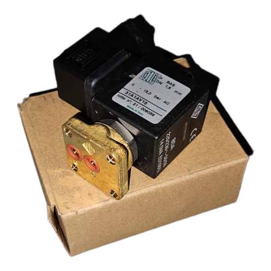 Square Flange Solenoid 230-Vac 3/2-Way N/O